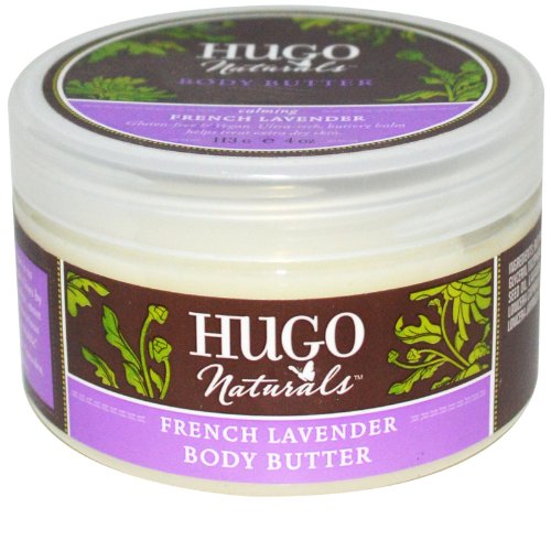 Hugo Naturals Body Butter, French Lavender, 4 oz.
