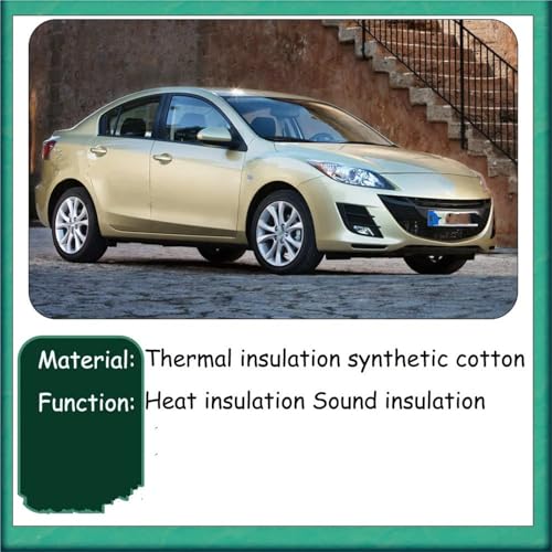 Moteur isolation thermique coton Mazda 3 Axela BL capot avant insonorisé 2010