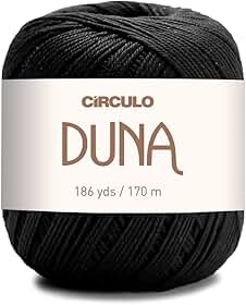 Fio Círculo Nº 4 Duna - 170m - 100g - Preto 8990
