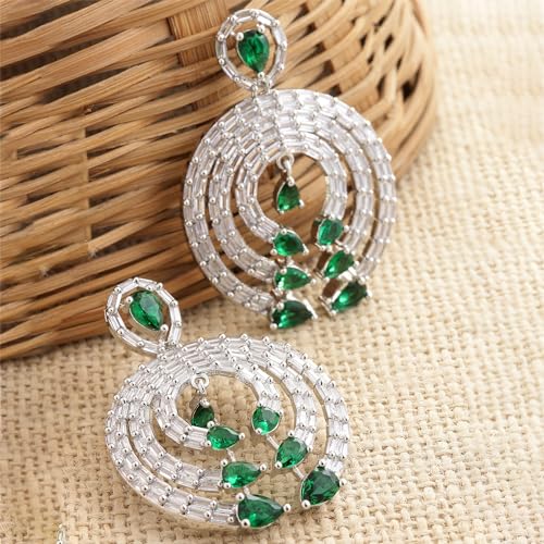 Image of Rose Gold-Plated Contemporary Drop Earrings