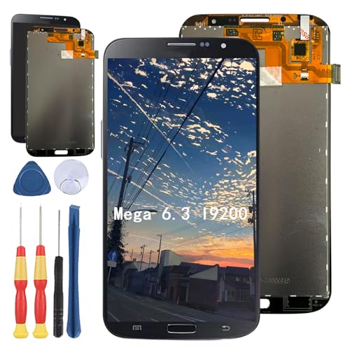 Yuxyiony Pantalla de repuesto para Samsung Galaxy Mega 6.3 I9200 LCD y accesorios de herramientas de repuesto.