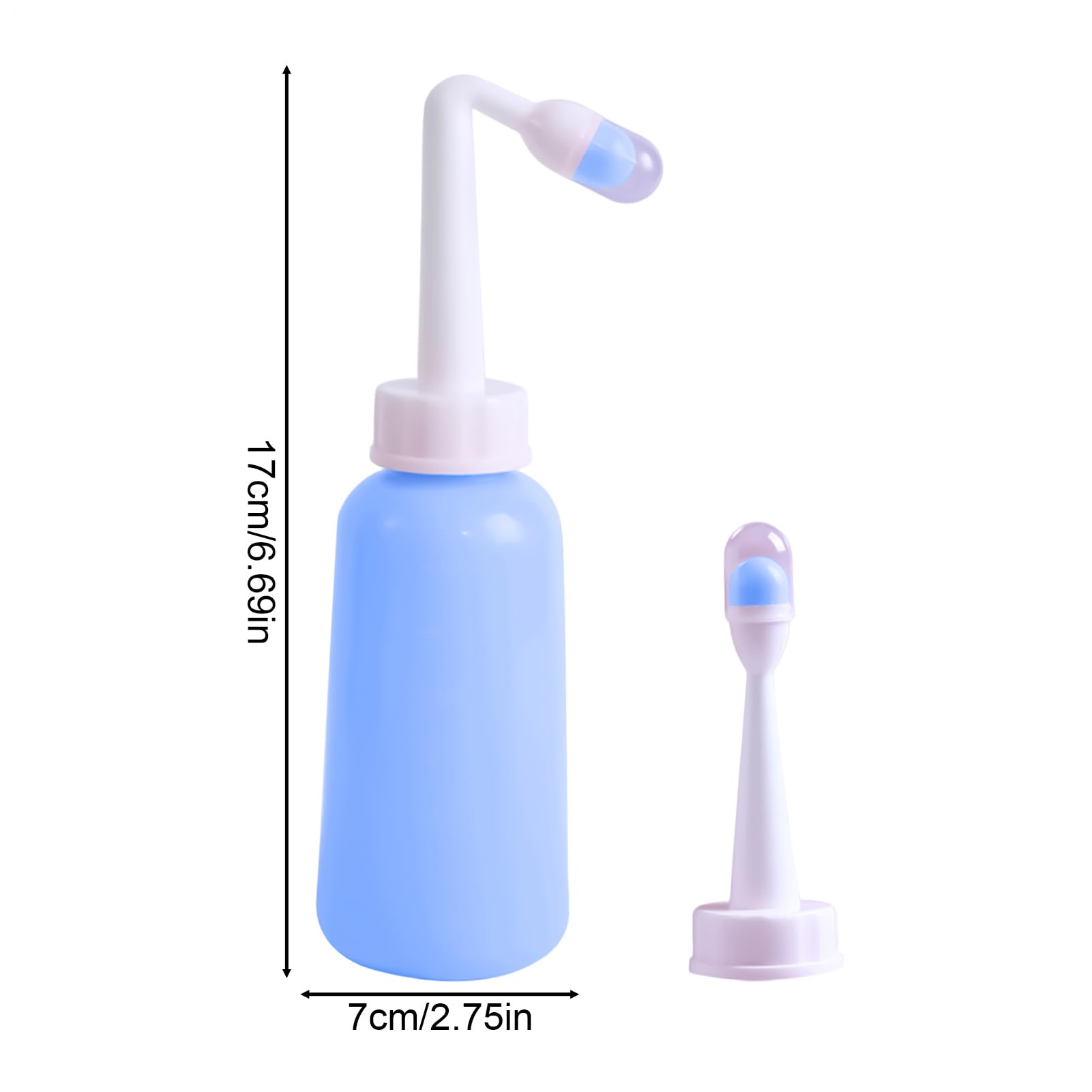 Travel Bidet Handheld Cleansing Tool 17x7cm Portable Hygiene Bottle Postpartum Perineal Washer Compact Water Spray Accessory For Pregnant — view 5