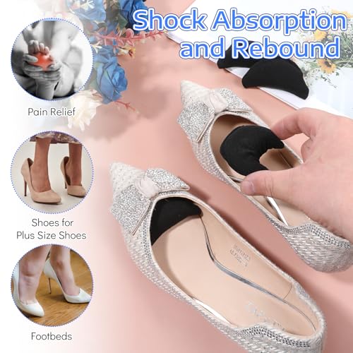 3 Pares de Espuma Suave Ajustable para Relleno de Zapatos miniatura 2