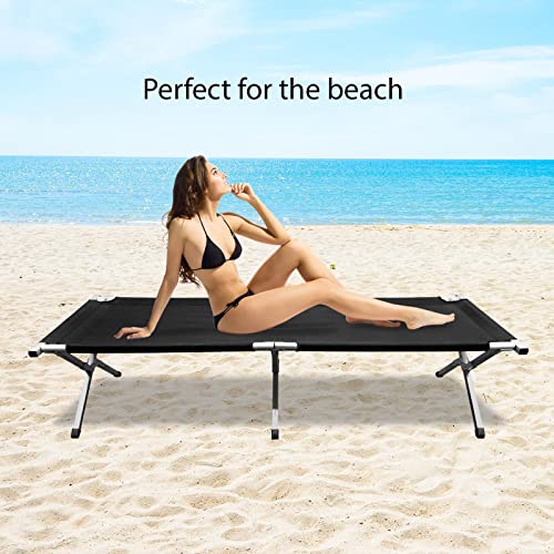 ASAB Portable Folding Camping Sleeping Bed Cot 190cm 75 Inch Sturdy Heavy Duty Fishing Camping Single Bed Office Carry Bag Included - Image 8