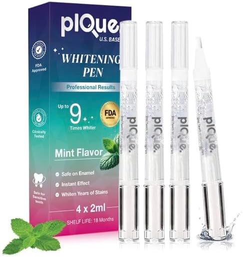 Bolígrafos blanqueadores dentales. 4 bolígrafos de 0.1 fl oz