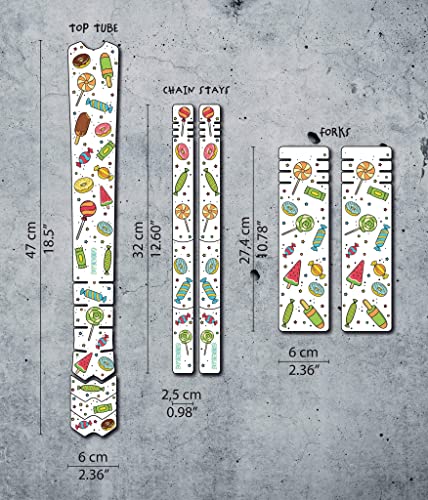 Dyedbro - Kids - Multiple Styles Bike Frame Protector Dyed Bro (Candy) #TOP4