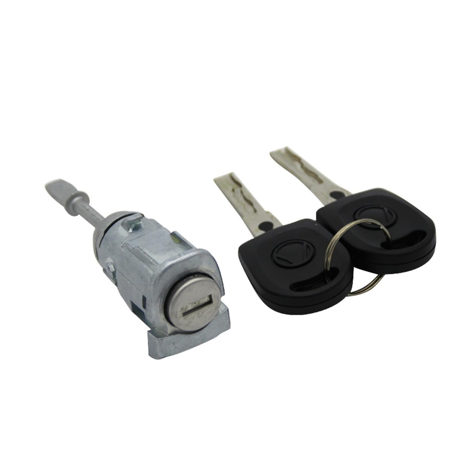 Fit For PASSAT SEAT TOLEDO LEON AROSA LUPO LEFT RIGHT DOOR LOCK BARREL CYLINDER REPAIR SET3B0837167/168(Left Assembled Lock)
