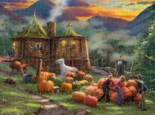 Buffalo Games Harry Potter - Thomas Kinkade - Hagrid's Hut - 1000 Piece Jigsaw Puzzle - Silver Select, 26.75 x 19.75 in - Puzzles for Adults - Precision-Cut Pieces - Bonus Poster by Buffalo Games - Image 7