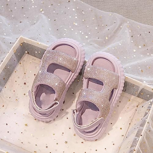 Girls Sandals Glitter Straps Princess Shoes Toddler Baby Girls Summer Open Toe Dress Sandals3