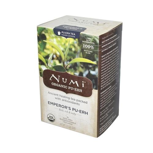 Numi Emperor's Puerh Black Tea - 16 Tea Bags - Case Of 6USDA Organic