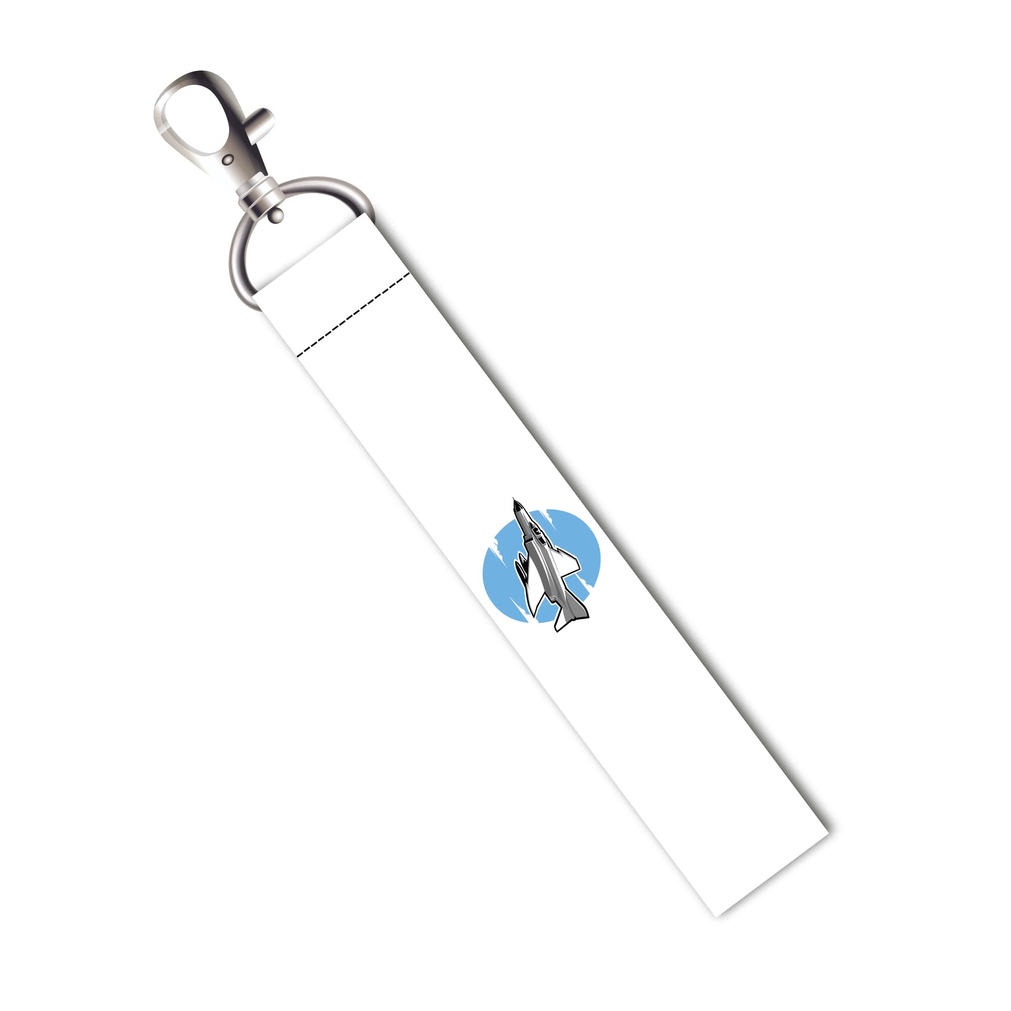 ISEE 360ISEE 360® Aircraft Jet Lanyard Bag Tag with Swivel Lobster for Gift Luggage Bags Backpack Laptop Bags Boys Students Travelers L X H 5 X 0.8 INCH