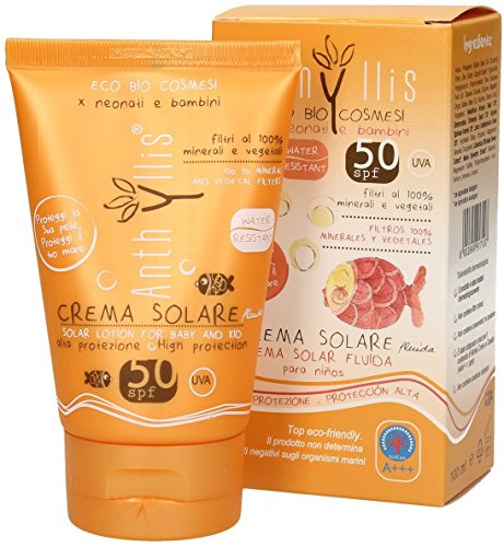 Anthyllis Crema Fluida Solare Bimbi 50 SPF