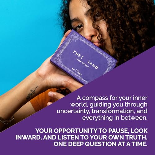 Image of {THE AND} Self Love Edition - 199 Self Reflection Cards to Improve Self Awareness - Self Care Question Card Deck to Prompt Mindfulness & Meditation - Explore Identity for Women & Men By The Skin Deep