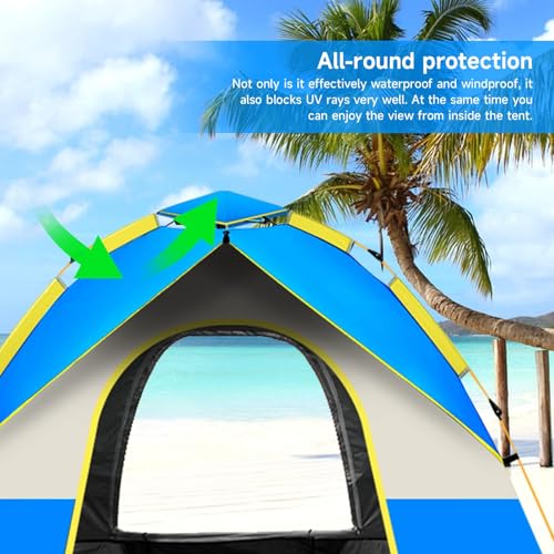 Carpa para camping KOMCLUB para 3 personas impermeable miniatura 4