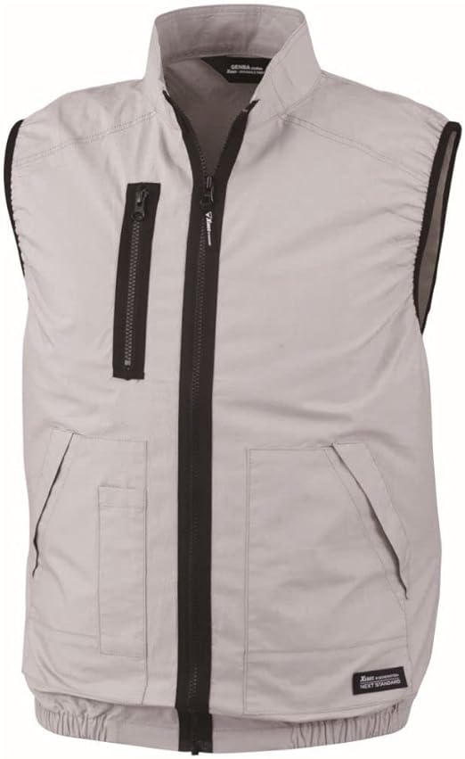 Amazon.co.jp: 空調作業服 ベスト ジーベック XE98019 綿100