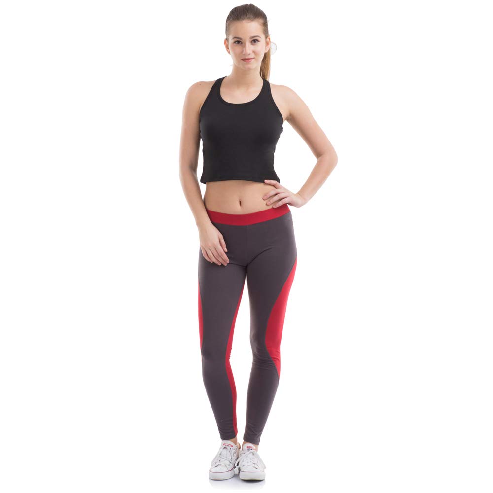 Lovable Yoga/Gym Workout and Active Sports Pc Lycra Solid Red Track Pant - Aero Sprinter CR-DG