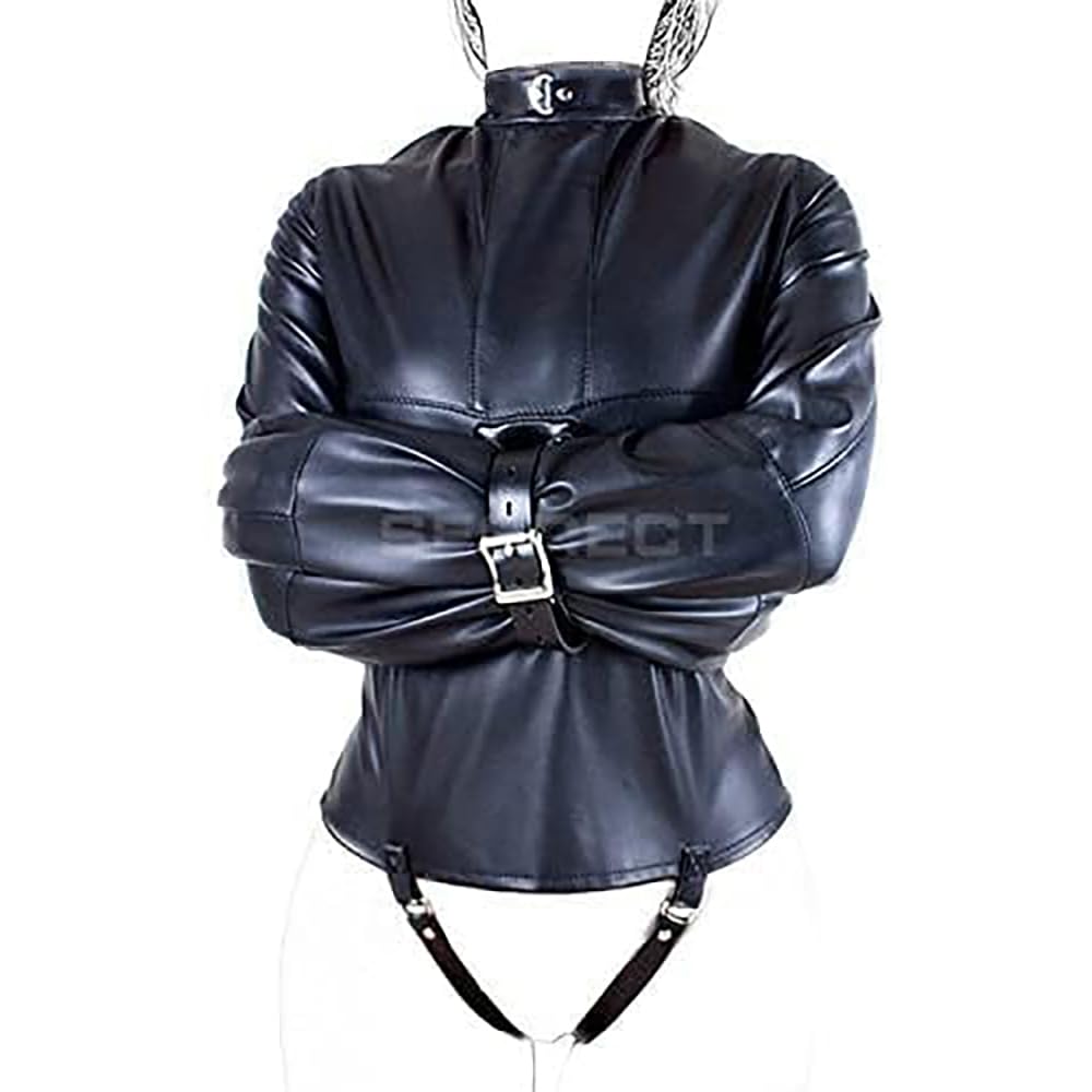 Liebezärt Camisole de force de chasteté en cuir Bdsms Jouet pour homme et femme