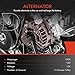A-Premium Alternator Compatible with Chevrolet Traverse 18-20 2.0L & Cadillac CTS 14-15 2.0L, ATS 13-15 2.0L 2.5L & Buick Envision 17-20 2.0L 2.5L 12V 150A 5-Groove Decoupler Pulley Clockwise