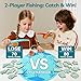 TOP BRIGHT Montessori Toddler Fishing Game - Kids Wooden Magnetic Fishing Toys Gifts for 3 Years Old Girls Boys, Fine Motor Skills for Toddler