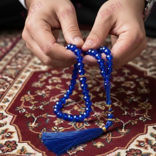 Image of Crystal Tasbeeh /Prayer Beads Manual Counter for Muslim