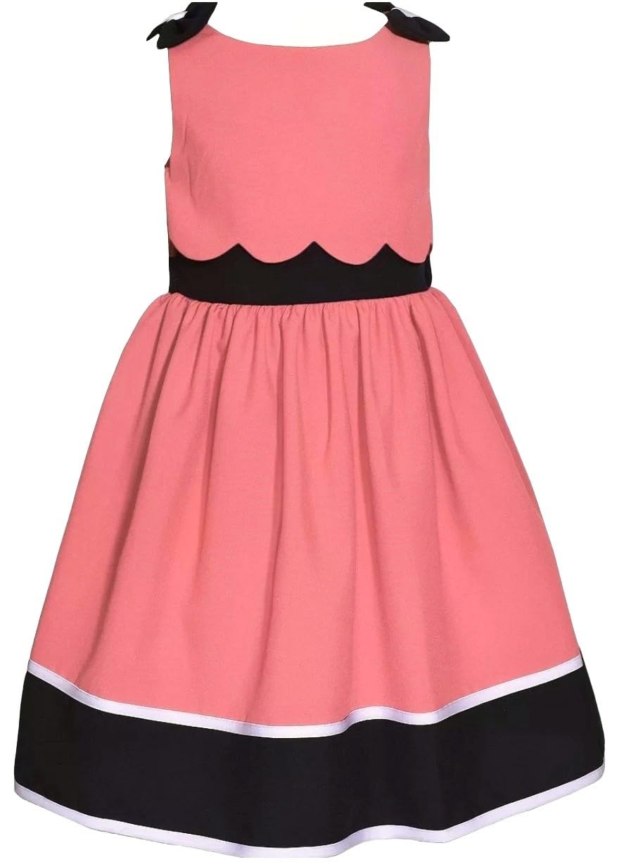 Bonnie Jean Girl's Nautical Sailor Outfit Dress - for Baby, Infant, Toddler, Little and Big Girls