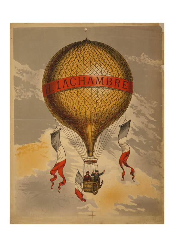 Lachambre Ballon Spiffing Prints affiche premium sous cadre mat haut de gamme