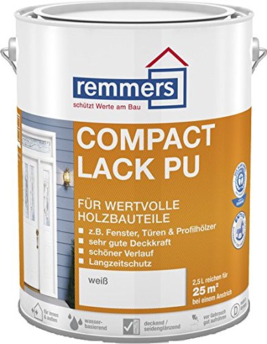 Preisvergleich Produktbild Remmers Aidol Compact-Lack PU - weiß 2,5ltr