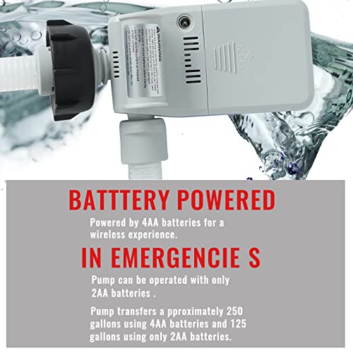 16 Gallon 60L Portable Fuel Caddy Tank With Automatic Fuel Transfer Pump, Extra Long Hose, Portable Liquid Pump For Gasoline, Diesel Fuel & Def/Adblue/Urea Liquid #TOP3