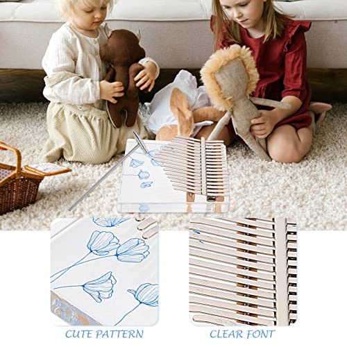 EXCEART Mini Kalimba Thumb Piano 17 Chave Portátil Dedo de Dedo Piano Portátil Mbira Dedo Piano Pres