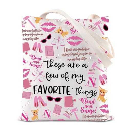 ENSIANTH Legal Movie Inspired Gift Female Lawyer Handle Bag Lawyer Blonde - Law Lover Tote Bag Legal Drama Lover Gift (Legal bag)