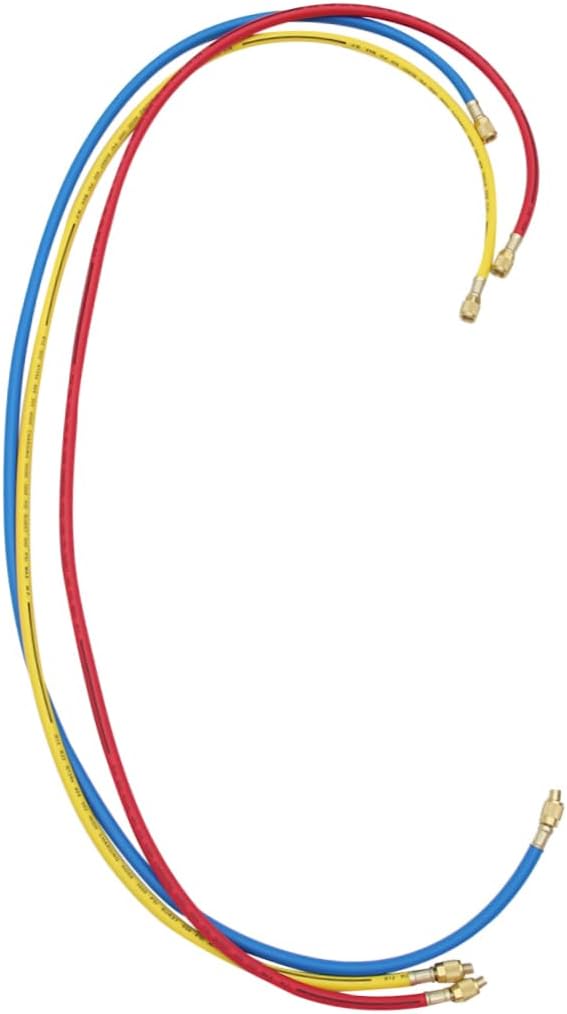 SAE HVAC Charging Hoses Psi with Adapters for Durable and Versatile for Standard Manifolds for HVAC Professionals