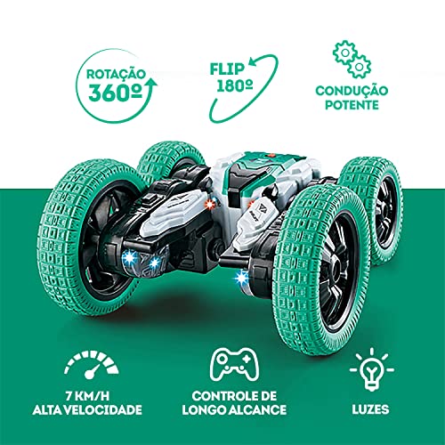 Carrinho de Controle Remoto Spin Car Controll (VERDE)