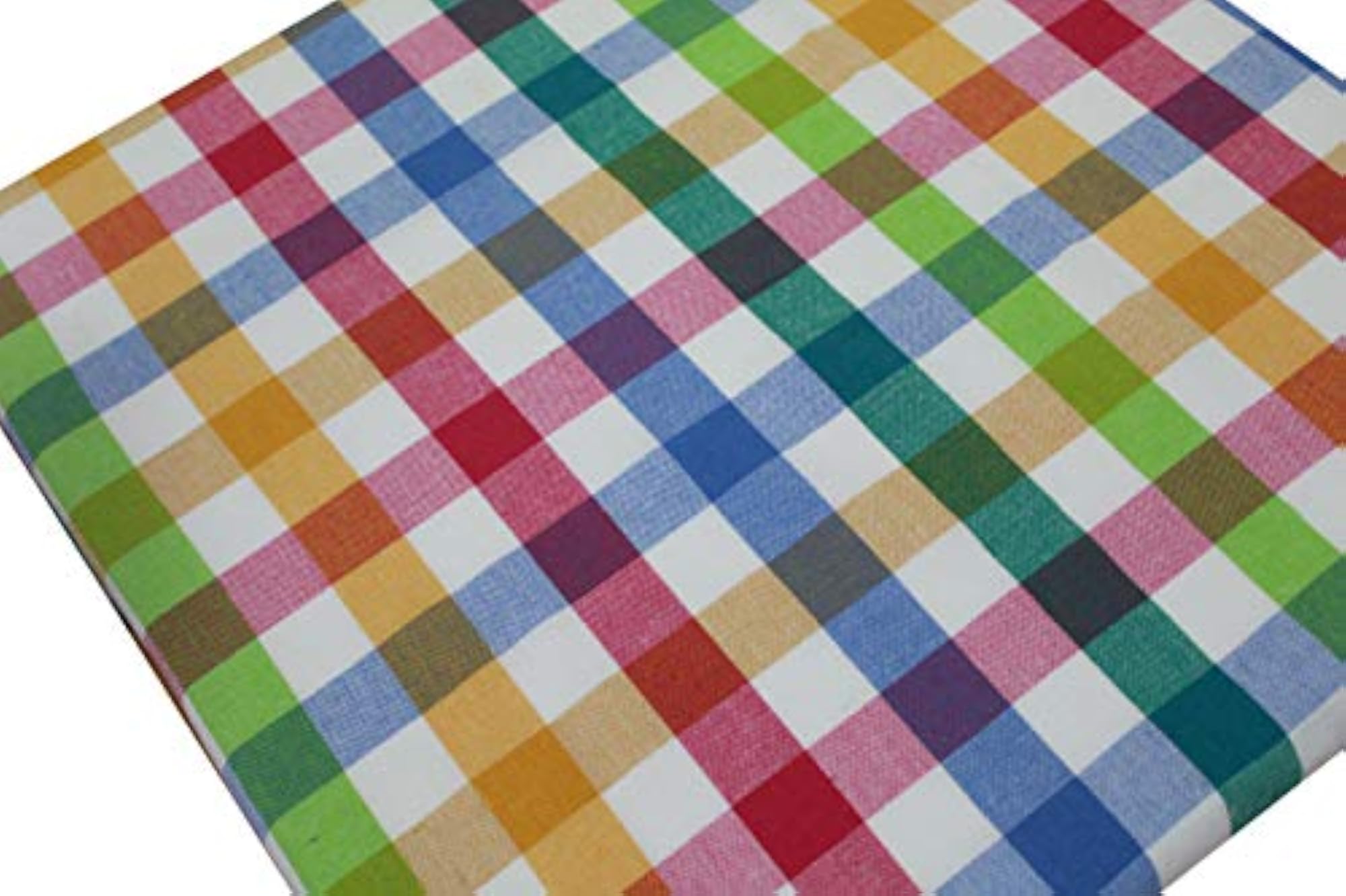 Cotton Yarn Dyed Multi Color Table Cloth, 2 Seater