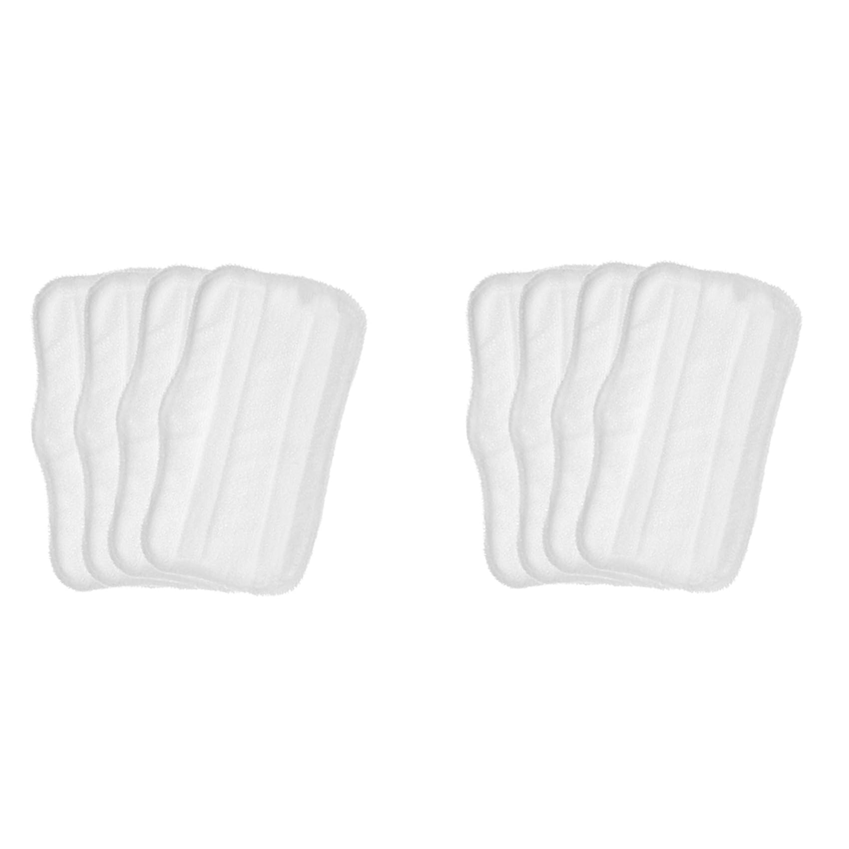 Hndhbfgrt 8 Pack Steam Mop Pads Replacement for S3101 S3202 S3250 Washable Cleaning Pad Steamer Pad for Hard Floors