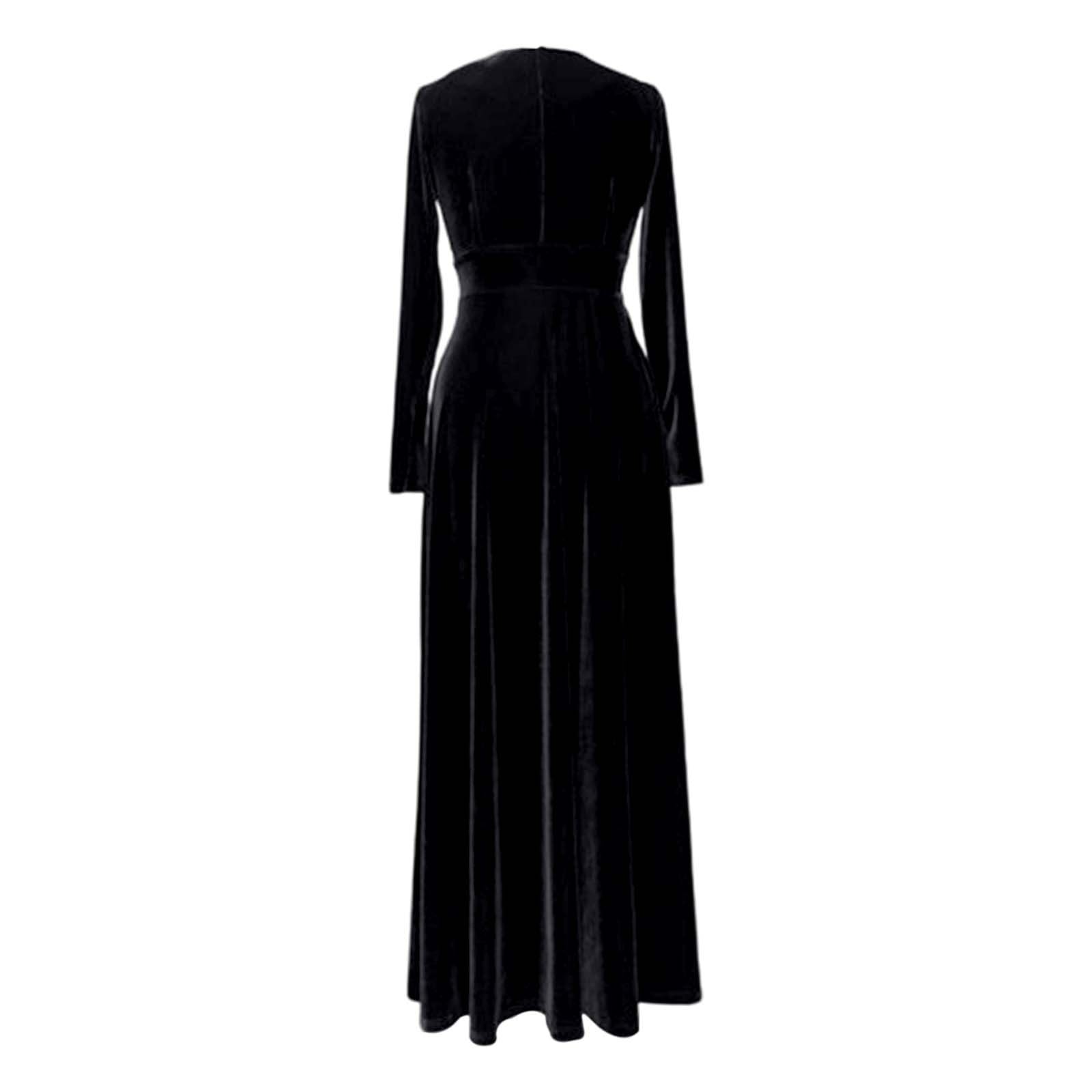 Vestidos de noche largos y elegantes para bodas, vestidos de noche, vestidos festivos, cuello en V, línea A, gasa, vestido de fiesta, sexy, A1