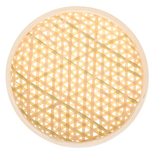 COLLBATH Dessert Fruit Basket Storage Basket Fruit Baskets Basket for Storage Rustic Basket Creative Basket Vegetable Container Round Basket Fruit Basket Tabletop Bread Basket