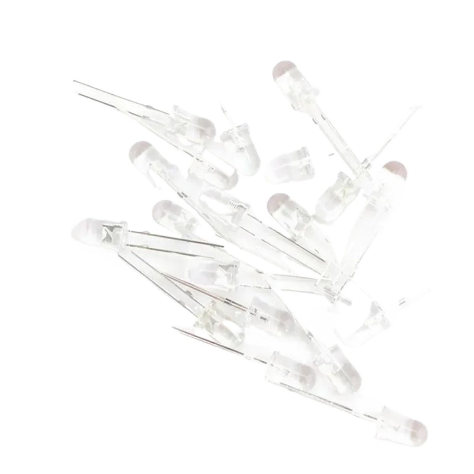 Diode LED 10 mm haute luminosité 3,2 V blanc éclairage individuel pour ampoules électroniques