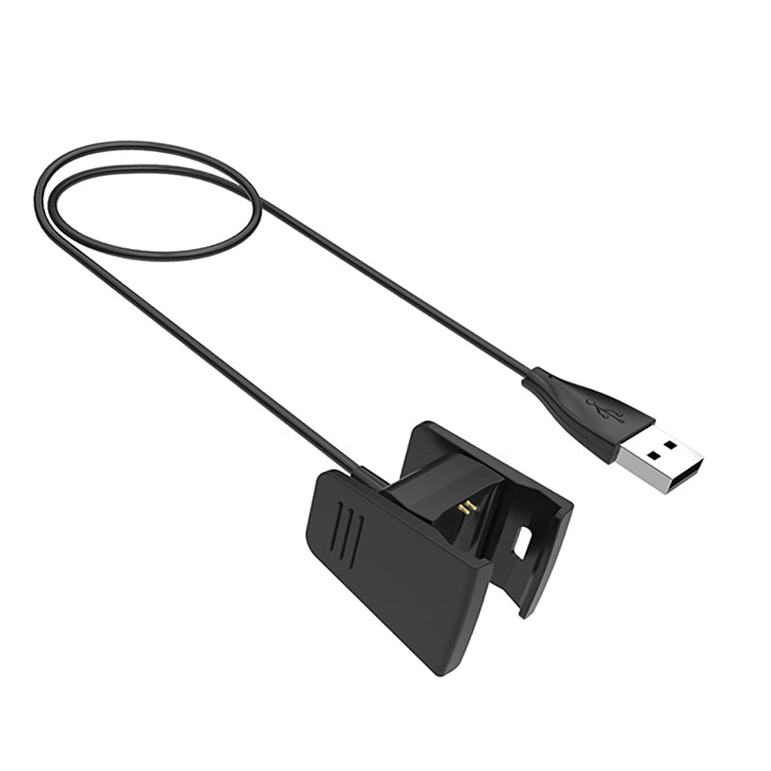 BKN USB Magnetic Charging Cable For Fitbit Charge 2 / Charge 2 Hr And Charging Adapter (Black)-picture-25