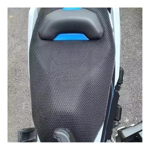 Housse coussin de selle moto premium avec pièces alvéolées de modification