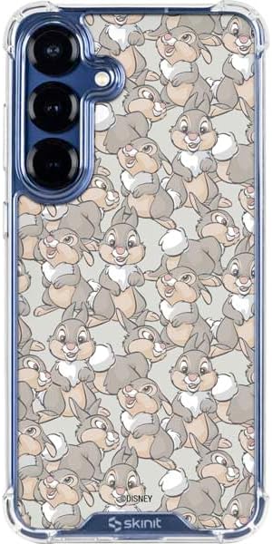 Skinit Clear Phone Case Compatible with Galaxy S25 Plus - Officially Licensed Disney Bambi Thumper Sketched Portrait Design