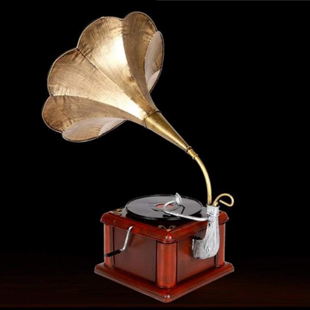 レトロでアンティークな高級感溢れるデザイン♪❤想像を超えた超高音質★蓄音機 Amazon.co.jp: 金属レトロ蓄音機モデル ビンテージレコード