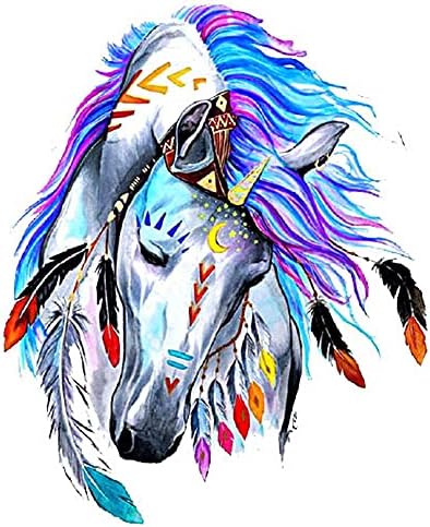 Keleily Iron on Transfers Animals 9Pcs Iron on Patches Large Iron on Transfer Paper Patch Applique Stickers Fabric Transfer Paper Iron on T-Shirt, Fabric Printing, Clothing, Skirt, Pillow, Cool Animal