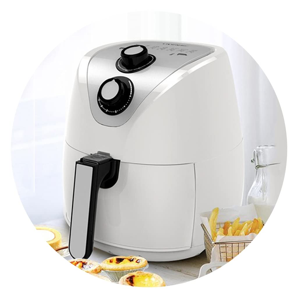 Frytkownica beztłuszczowa Air Fryer 3.5 o dużej pojemności Wielofunkcyjna automatyczna frytkownica Bezolejowa elektryczna frytkownica do frytek (kolor: biały, pojemność: 3,5 l) potrzebna Safehappy