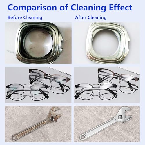 2L Ultraschallreinigungsgerät,Brillenreinigungsgerät,40KHz Ultraschallreiniger mit Heizung...