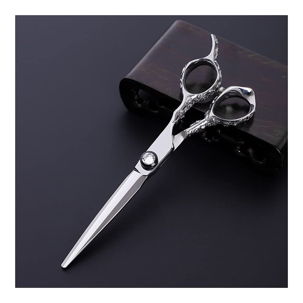 Tijeras para mascotas, mango de flor de ciruelo de 6,0 pulgadas, tijeras de corte de pelo profesionales, tijeras para flequillo, tijeras de corte de pelo para el hogar Tijeras para cortar el pelo