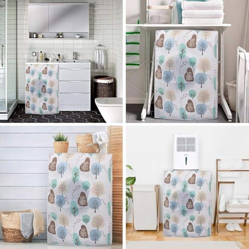 Image of Waterproof Washing Machine Cover,Washing Machine Front Load Cover for 7kg to 9kg,63Cm x62Cm x85Cm,Suitable for IFB / LG / Samsung / Whirlpool /Bosch / Haier / Siemens
