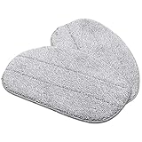 vhbw 2x Wischbezug kompatibel mit Leifheit CleanTenso Dampfreiniger, Dampfmop - Mikrofaser, Grau