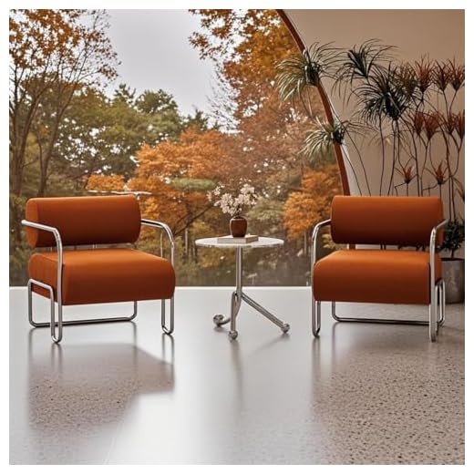 Luxury Reception Chair Set in Vintage Yellow