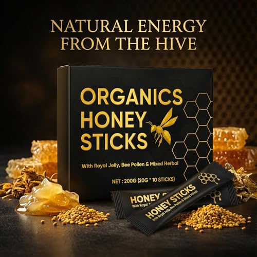 Palitos de miel orgánica para hombre, energía natural, 10 unidades miniatura 7