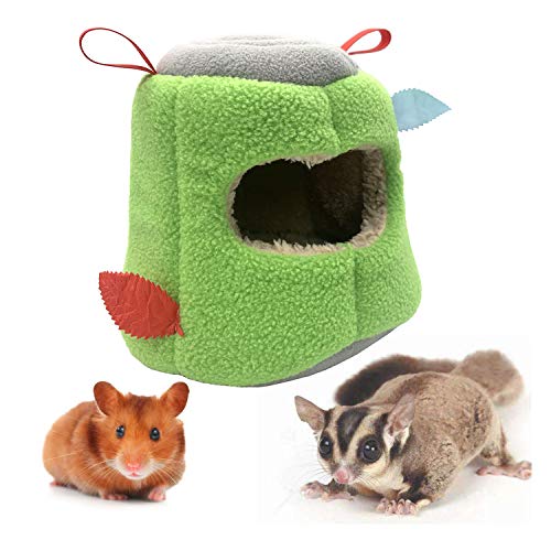 ZYP-2-Packs-Winter-Warm-Bird-Nest-Bird-Snuggle-Cave-Shed-Hut-Hanging-Hammock-Cage-Plush-Birds-Hideaway-Sleeping-Bed-House-for-Parakeet-Cockatiel-Conure-Cockatoo-Macaw